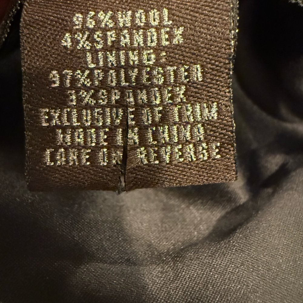 Coach 1941 Wool Sheath Dress Gray Navy Work Office Career Size 4 - Picture 3 of 8